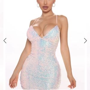 Keep your shine mini dress